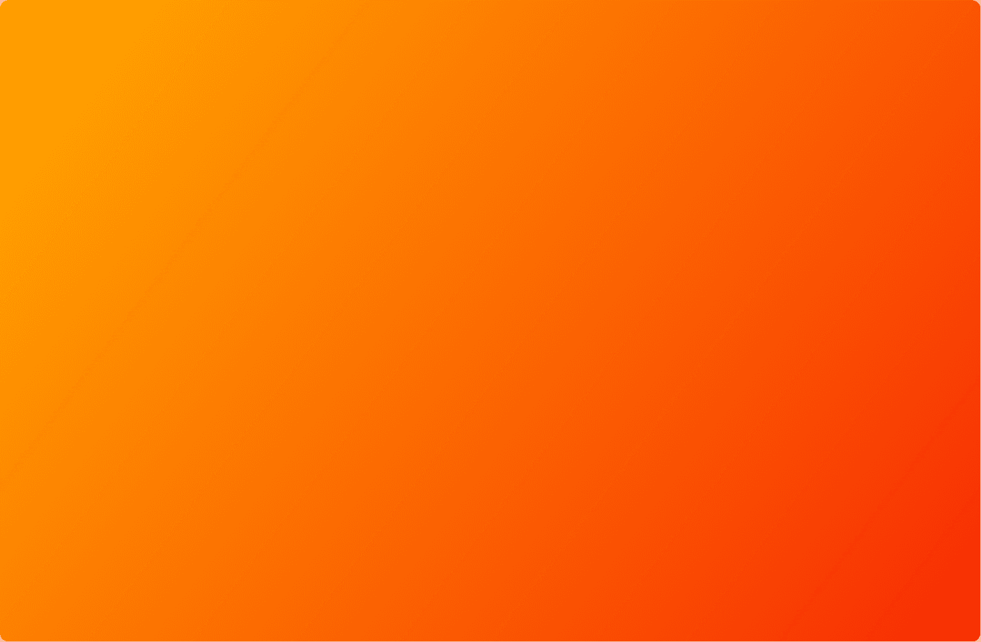 Orange gradient background